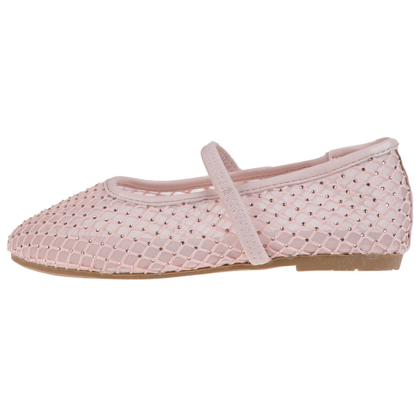 bebe Girls' Sandals Cute Sparkly Shoes for Kids Ballet Flats for Girls (Little Kid/Big Kid)