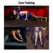 TRAKK Sport 6 in 1 Exercise Equipment Set with Ab Wheel, Handle Grips, Resistance Bands, Knee Pad, Jump Rope, and Pushup Bars for Full Body Workouts