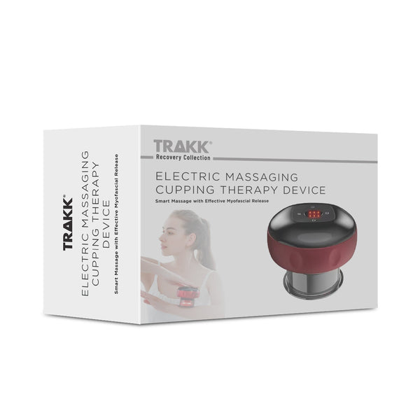 TRAKK Electric Suction Cupping Therapy Device, Multiple Modes, Speeds