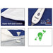 TRAKK Heated Electric Blanket Throw- Multiple Heat Levels, Timer, Machine Washable 50x60