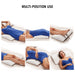 TRAKK Lumbar Triangle Wedge Pillow - Back & Joint Pain Relief. It provides ideal spinal alignment