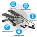 TRAKK Fitness Mini Stepper Stair Stepper Exercise Equipment w/ Resistance Bands