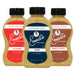 Emeril Lagasse Gourmet Mustard - Dijon, Jalapeño, Smooth Honey, Deli Style, Kicked Up Horseradish - 12 oz Premium All Natural Mustard Sauce