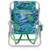 Banana Boat Folding Beach Chair Lightweight Backpack Chairs for Adults 5-Position with Lay Flat Perfect for Outdoor Heavy Duty Beach Chair - 300 Lbs Weight Capacity, Turquoise/Aqua