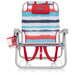Banana Boat Folding Beach Chair Lightweight Backpack Chairs for Adults 5-Position with Lay Flat Perfect for Outdoor Heavy Duty Beach Chair - 300 Lbs Weight Capacity, Turquoise/Aqua