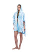 Banana Boat Terry Ruana with Hood - French Stripes