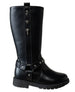 bebe Girls Rider Boot With Charms and Studs