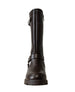 bebe Girl's Tall Boot with Strapping and Harness Ring