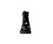 bebe Girl's Lace-Up Combat Boot with Heart Key and Paris Charm