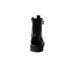 bebe Girl's Lace-Up Combat Boot with Heart Key and Paris Charm