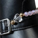 bebe Girl's Black Boot with Beaded Bracelet and Heart Rivet