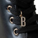 bebe Girl's Toddler Lace-Up Boot with Hanging Charms and Sherpa Lining