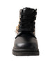 bebe Girl's Toddler Lace-Up Boot with Hanging Charms