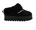 bebe Girl's Slippers – Platform House Shoes with Faux Fur Lining, Cozy Winter Slippers for Little Kid/ Big Kid