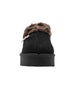bebe Girl's Slippers – Platform House Shoes with Faux Fur Lining, Cozy Winter Slippers for Little Kid/ Big Kid
