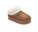 bebe Girl's Slippers – Platform House Shoes with Faux Fur Lining, Cozy Winter Slippers for Little Kid/ Big Kid