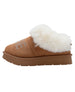 bebe Girls' Winter Slide Slippers with Faux Fur Lining and Rhinestone Bebe Logo
