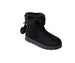 bebe Girls Cozy Ankle Boots With Bow and Pom Faux Fur Lined