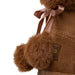 bebe Girls Cozy Ankle Boots With Bow and Pom Faux Fur Lined