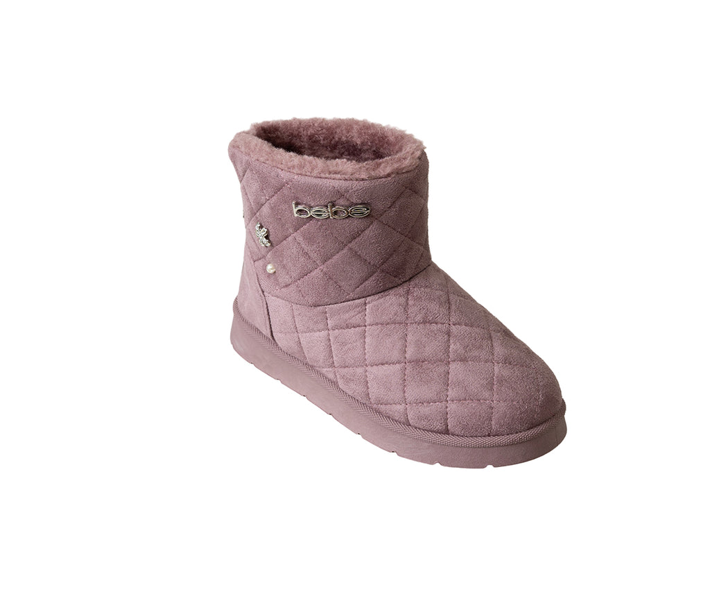 bebe Girl's Quilted Chatz Boot with Charms