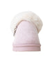 bebe Girl's Cozy Faux Fur Boot Slide Slipper