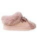 bebe Girl's Cozy Clog with Pearl Bow Slipper