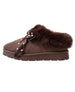 bebe Girl's Cozy Clog with Pearl Bow Slipper