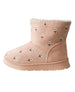 bebe Girl's Floral Embroidery Cozy Boot