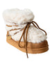 bebe Girl's Hybrid Faux Fur Boot with Lurex Lace and Charms
