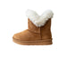 bebe Girls Cozy Boot With Fur Trim