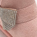 bebe Toddler Girl's Winter Boots – Cozy Microsuede Boots with Rhinestone Bow, Fashion Boots for Toddlers, Slip-On Cold Weather Boots