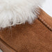 bebe Toddler Girls' Platform Boots – Microsuede Bootie with Faux Fur, Comfy Platform Shoes for Toddlers