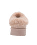 bebe Toddler Girls’ Winter Slide with Faux Fur Lining and Metal Ornament Details – Cozy Indoor Outdoor Footwear