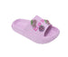 bebe Girls EVA Slide - Lightweight Comfy Slide Sandals with Rhinestone Fruit Patches