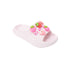 bebe Girls EVA Slide - Lightweight Comfy Slide Sandals with Strawberry Charms