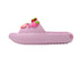 bebe Girls EVA Slide - Lightweight Comfy Slide Sandals with Strawberry Charms