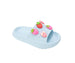 bebe Girls EVA Slide - Lightweight Comfy Slide Sandals with Strawberry Charms