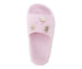 bebe Girls EVA Slide - Lightweight Comfy Slide Sandals with Metal Charms