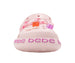bebe Girl's Lightweight EVA Clog with Chain with Logo Grosgrain Ribbon and Charms