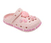bebe Girl's Lightweight EVA Clogs - Slip - On Comfy Shoes with Sea Life Charms
