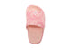 bebe Toddler Girl's EVA Comfy Slides - with Cute Marble Print and Charms