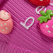 bebe Toddler Girl's Lightweight Platform EVA Slides - Slip - On Comfy with Strawberry Charm Accents