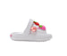 bebe Toddler Girl's Lightweight Platform EVA Slides - Slip - On Comfy with Strawberry Charm Accents