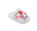 bebe Toddler Girl's Lightweight Platform EVA Slides - Slip - On Comfy with Strawberry Charm Accents