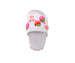 bebe Toddler Girl's Lightweight Platform EVA Slides - Slip - On Comfy with Strawberry Charm Accents