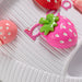 bebe Toddler Girl's Lightweight Platform EVA Slides - Slip - On Comfy with Strawberry Charm Accents