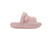 bebe Toddler Girl's Platform EVA Slide with Iridescent Finish and Sea Life Charms
