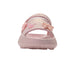 bebe Toddler Girl's Platform EVA Slide with Iridescent Finish and Sea Life Charms