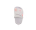 bebe Toddler Girl's Platform EVA Slide with Iridescent Finish and Sea Life Charms