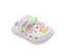 bebe Toddler Girl's Lightweight EVA Clogs - Slip - On Comfy Shoes with Bracelet and Charms